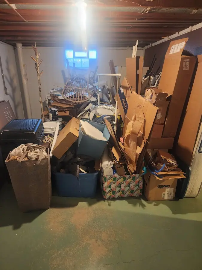 Roll-off dumpster container at job site for Yard Waste Dumpster Rental in Longview